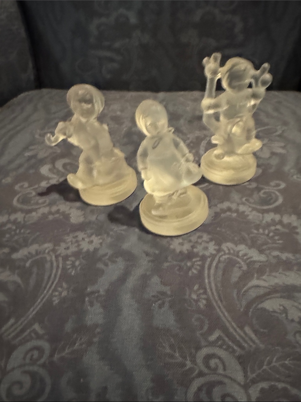 Goebel Frosted Crystal Figurine - Soft Pale Yellow Tint